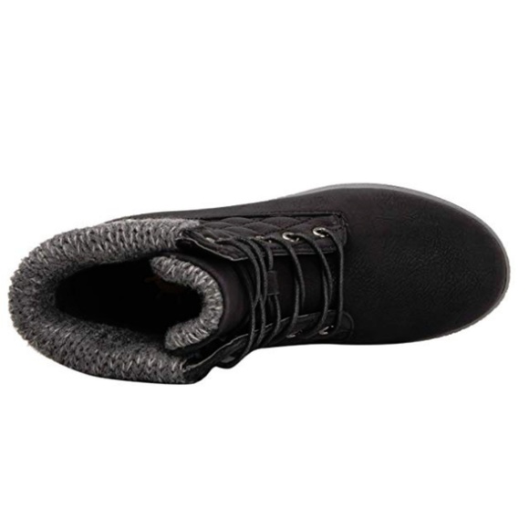 Womens "Mariah" Black Winter Boots - Picture 6 of 7